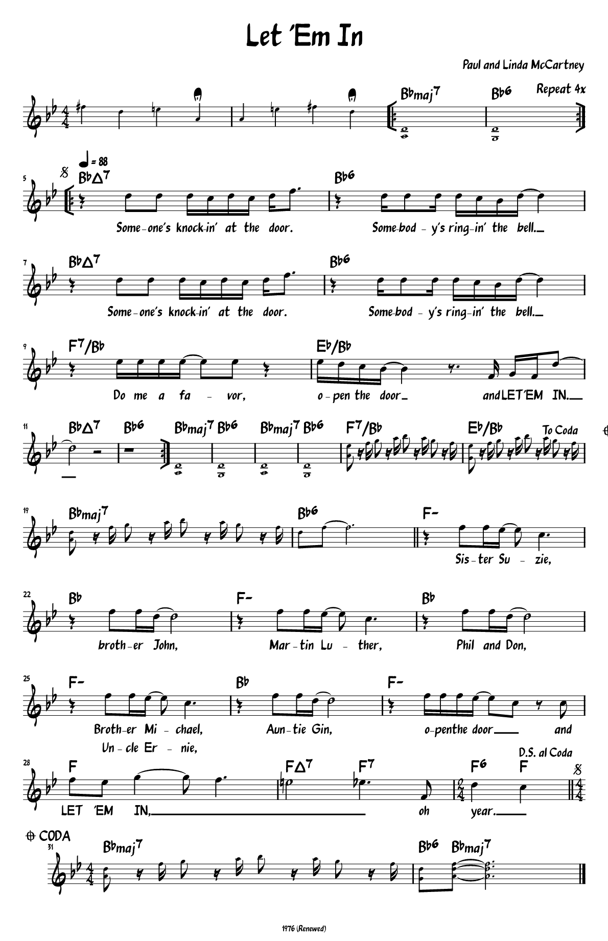 Sheet Music